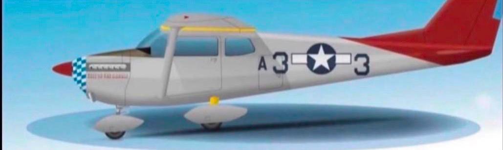 The Red Tail Roost — N7480X Cessna 172B in Tuskegee Airmen tribute livery